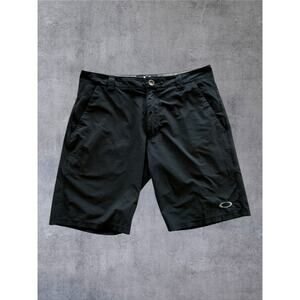 Oakley Men's Take Pro Golf Shorts Black Stretch Performance Hybrid Size 33